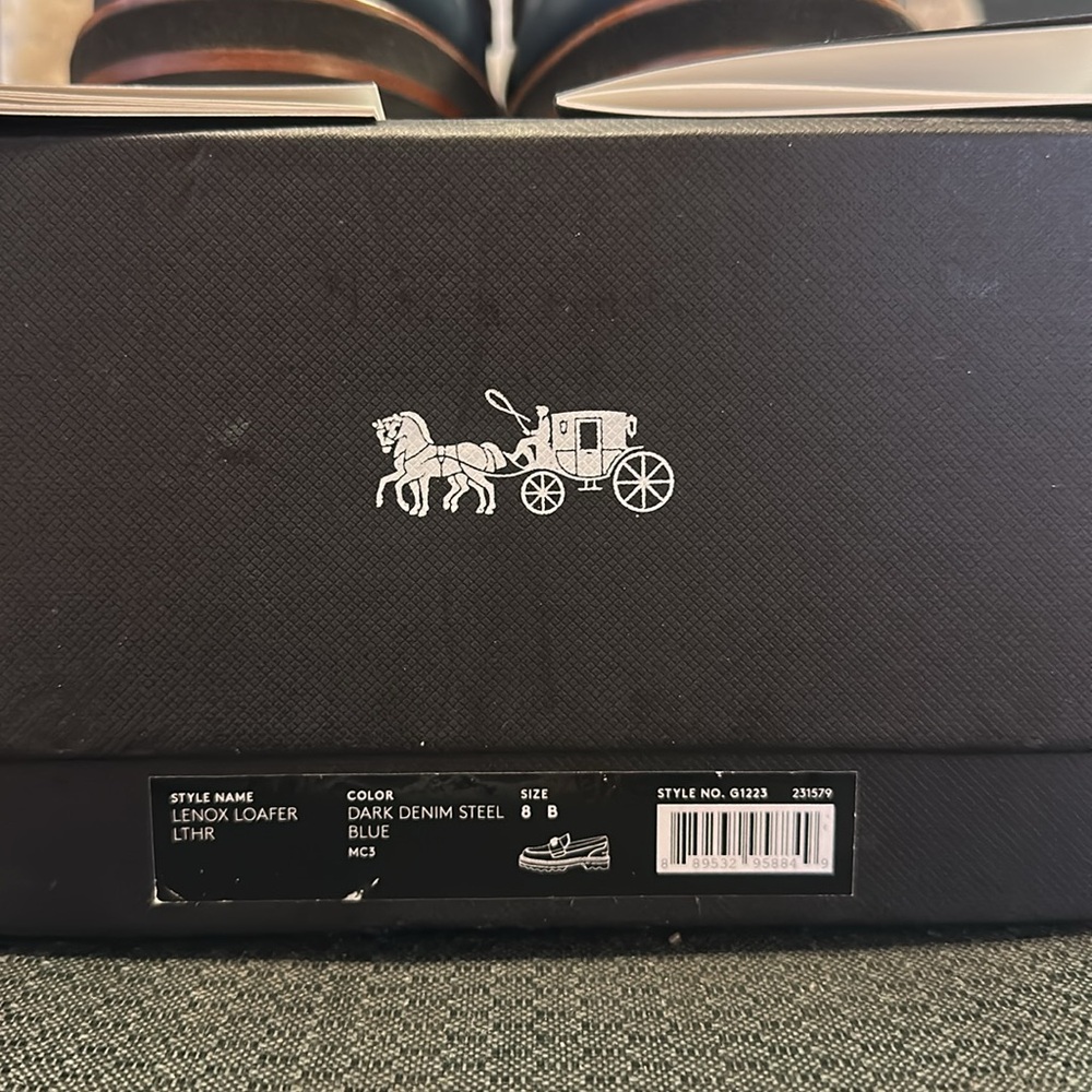 Coach women’s size 8 Lenox loafers brand new with box and wool insoles. New - Picture 8 of 9